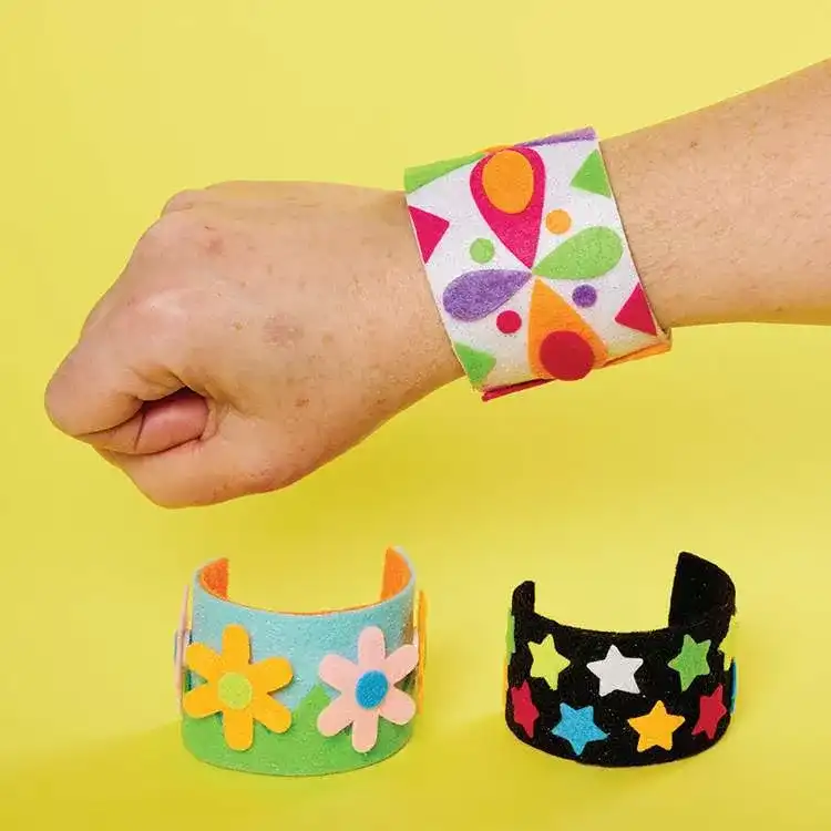Felt Cuff Bracelet craft activity