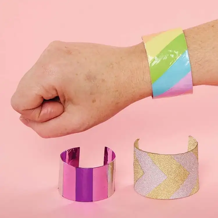 Washi Tape Cuff Bracelet craft activity