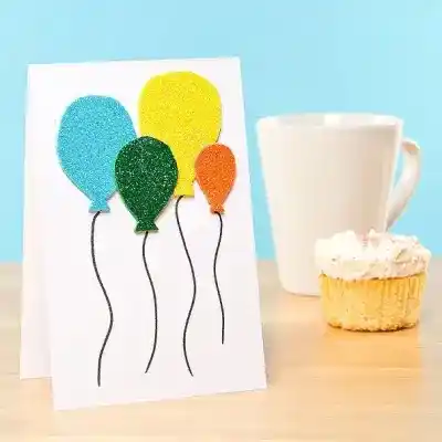Balloon Card craft activity