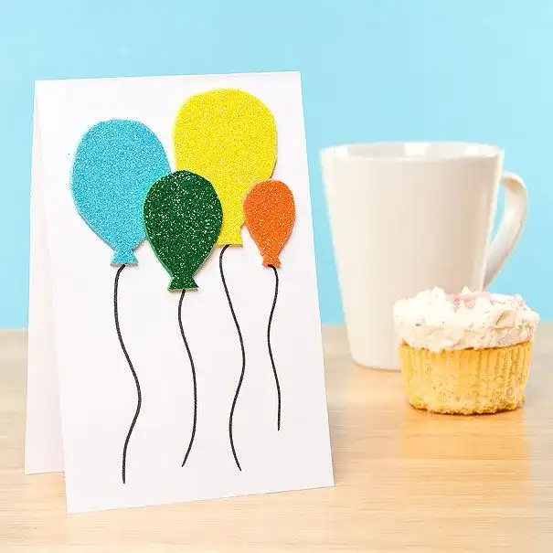 Balloon Card craft activity