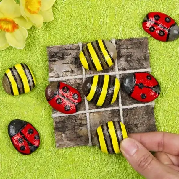 Bug Tic-Tac-Toe Game craft activity