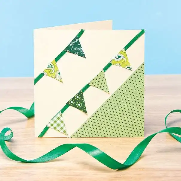 Bunting Card craft activity