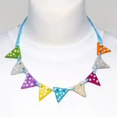 Bunting Necklace craft activity