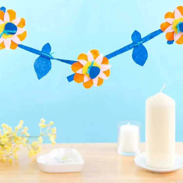 Daisy Chain Garland craft activity