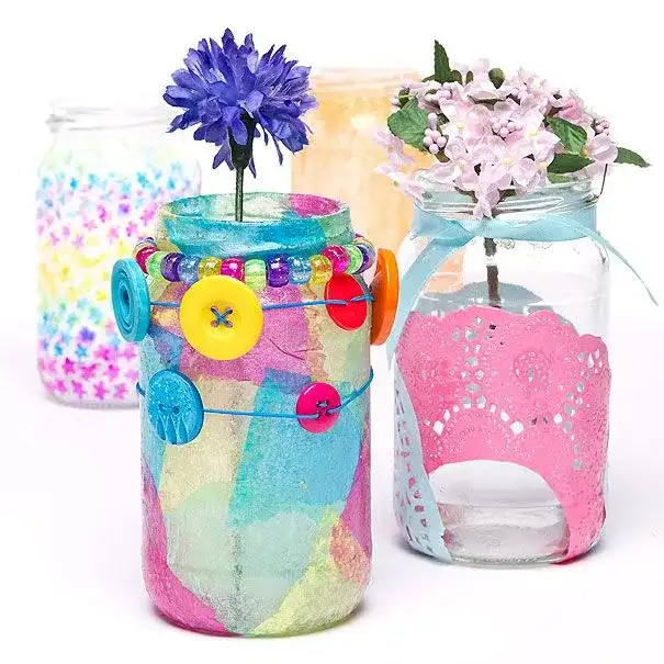 Decorative Glass Jars craft activity