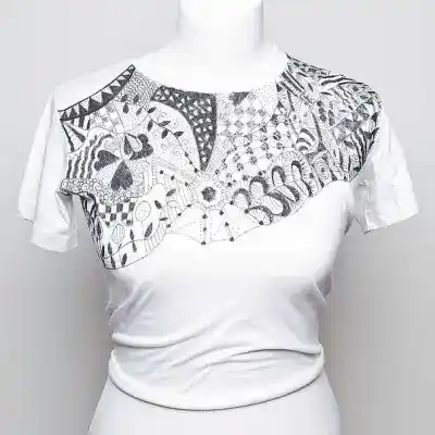 Doodle Art T-Shirt Hairband craft activity