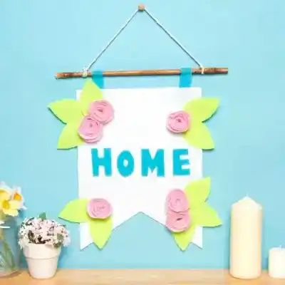 Felt Banner craft activity