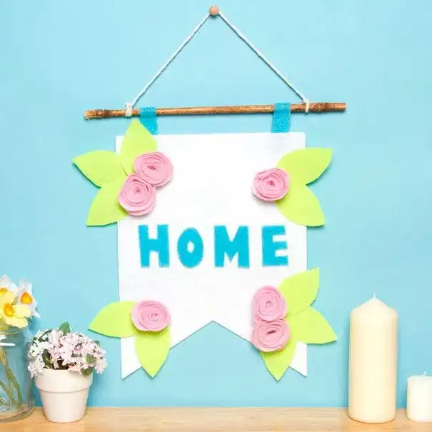 Felt Banner craft activity