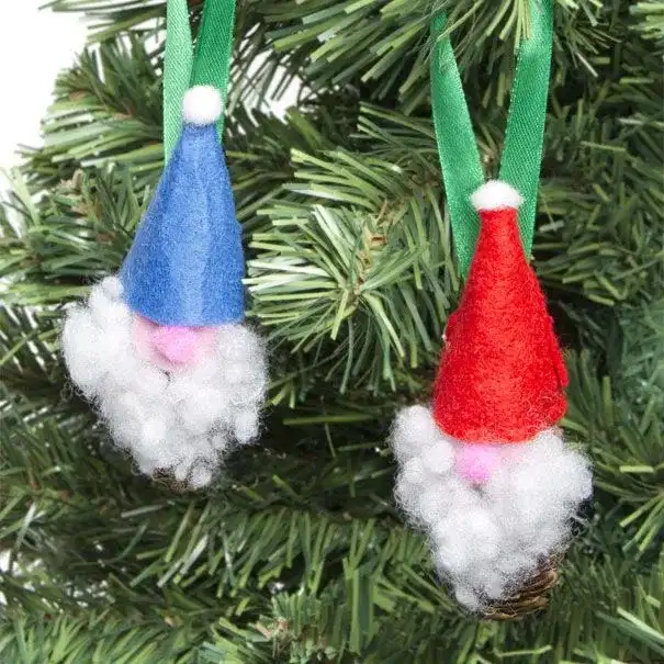 Gnome Pine Cone Decorations craft activity
