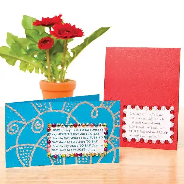 Quick Message Cards craft activity