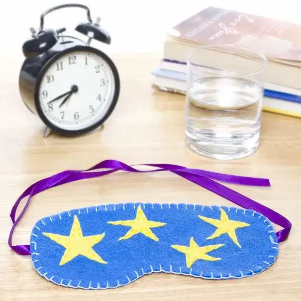 Starry Sleep Mask craft activity
