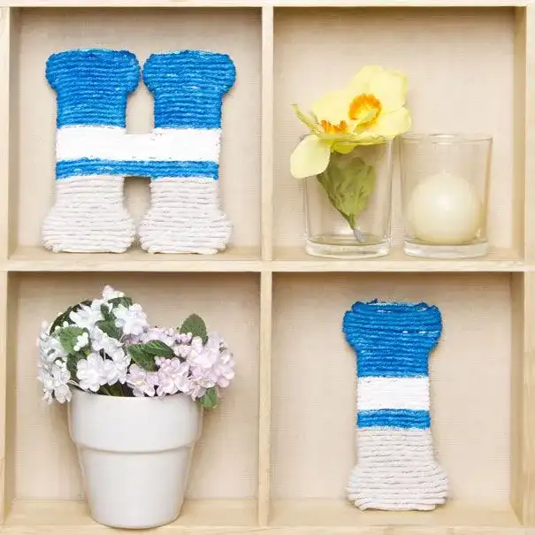 String Letters craft activity