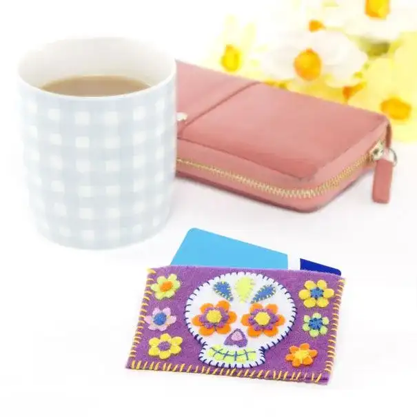 Sugar Skull Travel Card Holder craft activity