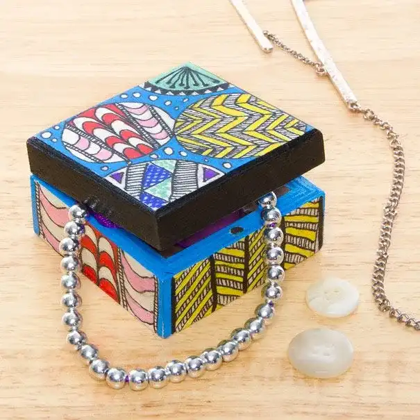 Zentangle Boxes craft activity