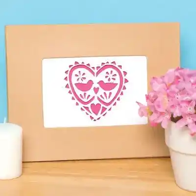 Heart Papercut craft activity