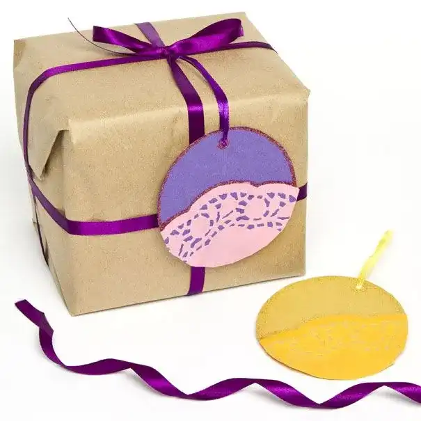 Doily Gift Tags craft activity