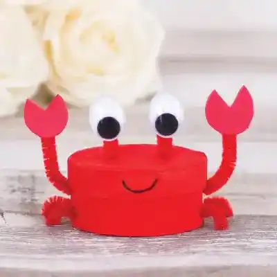 Crab Box Cutie craft activity