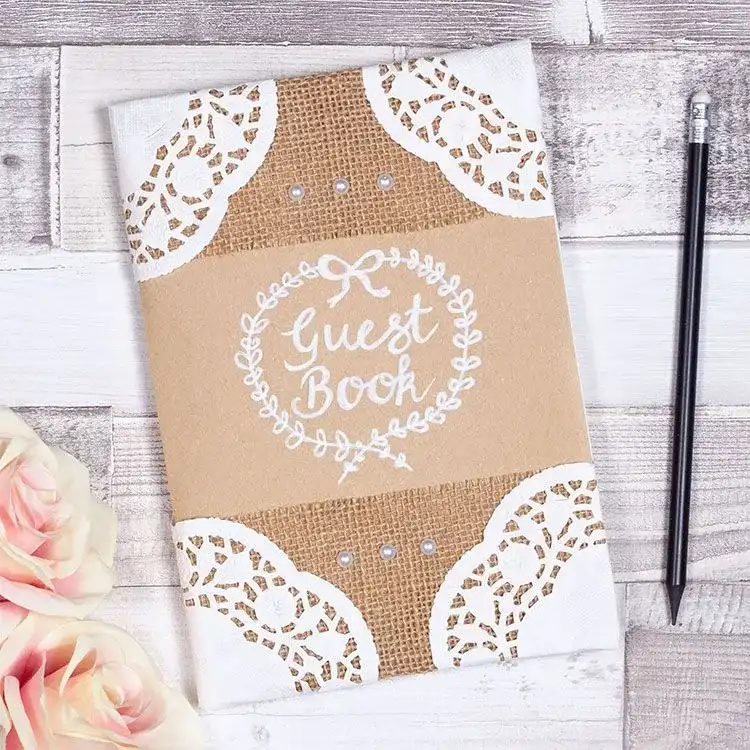 DIY Wedding Guest Book craft activity