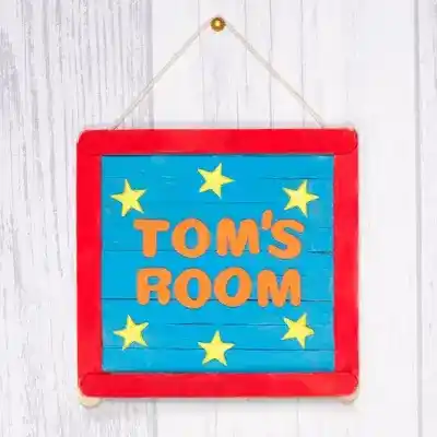 Personalised Door Sign craft activity