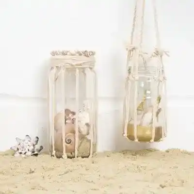 Coastal Inspired Display Jars craft activity