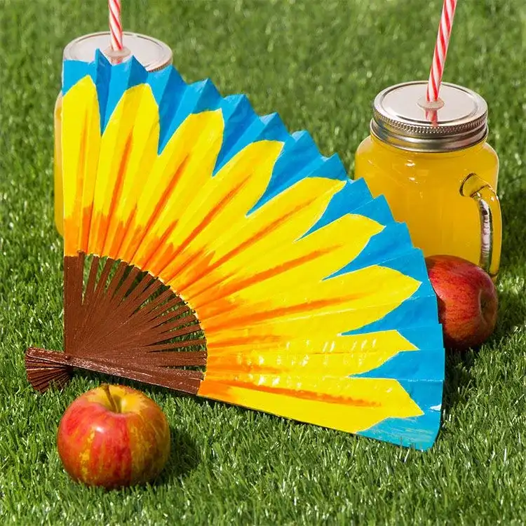 Sunflower Fan craft activity