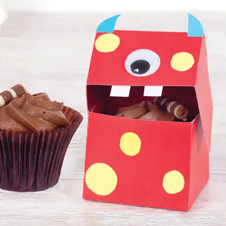 Monster Cupcake Box craft activity