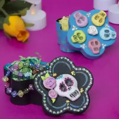 Sugar Skull Box craft activity