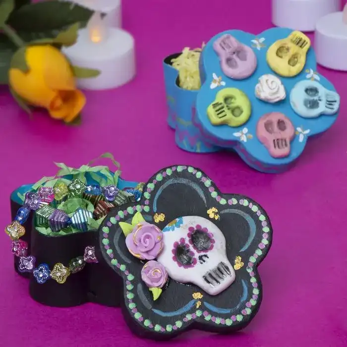 Sugar Skull Box craft activity