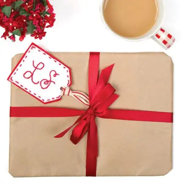 Felt Stitched Gift Tags craft activity