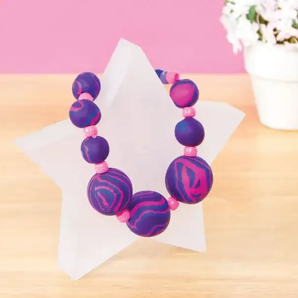 Funky Swirl Necklace craft activity