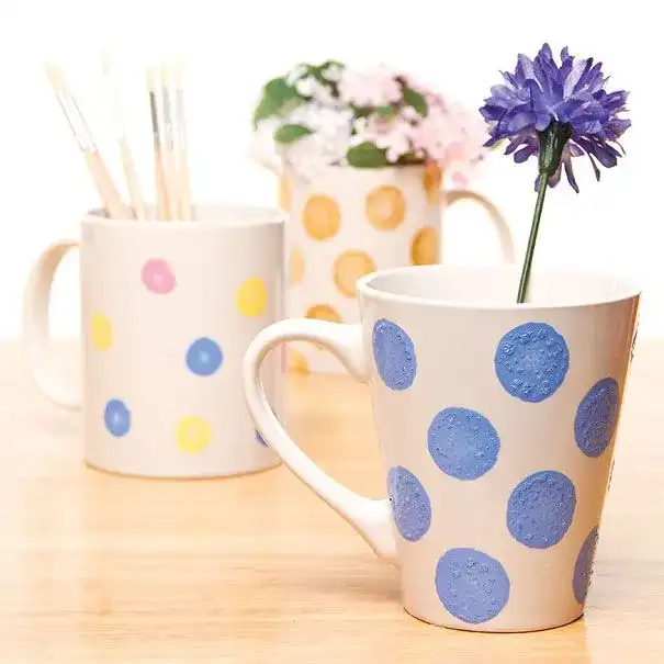 Polka Dot Mugs craft activity