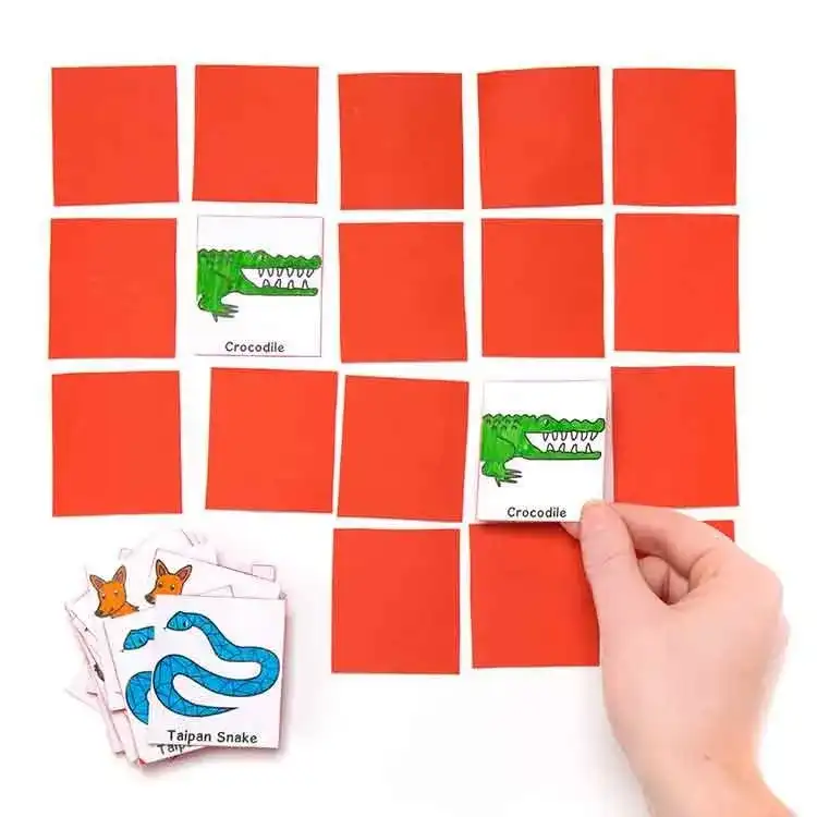 Australian Animals Memory Game craft activity