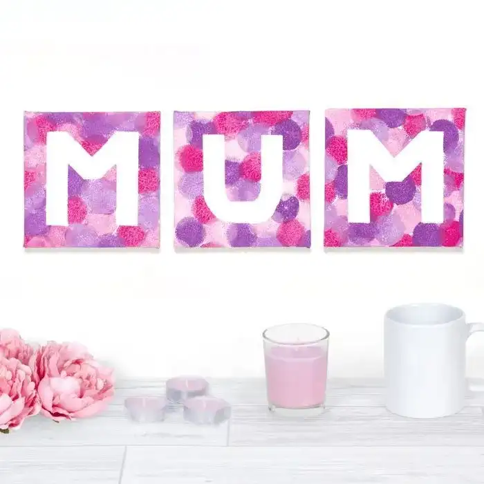MUM Canvas Prints craft activity
