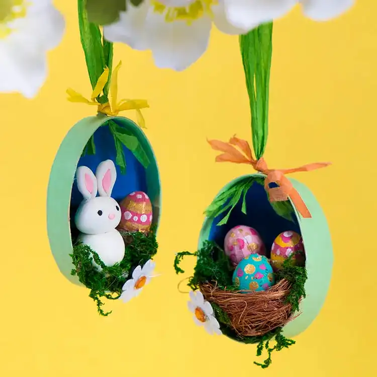 Miniature Easter Scenes craft activity