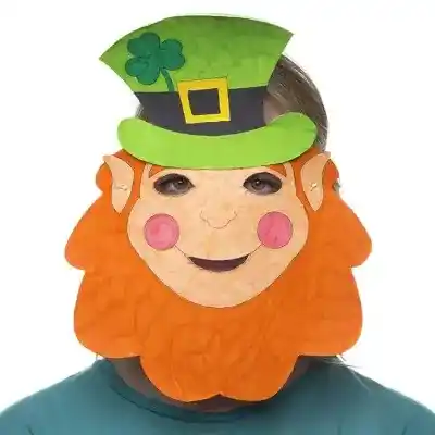 Leprechaun Mask craft activity