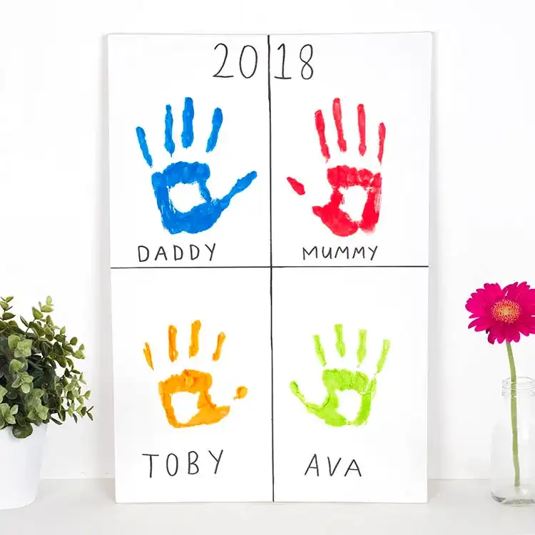 Family Handprints craft activity