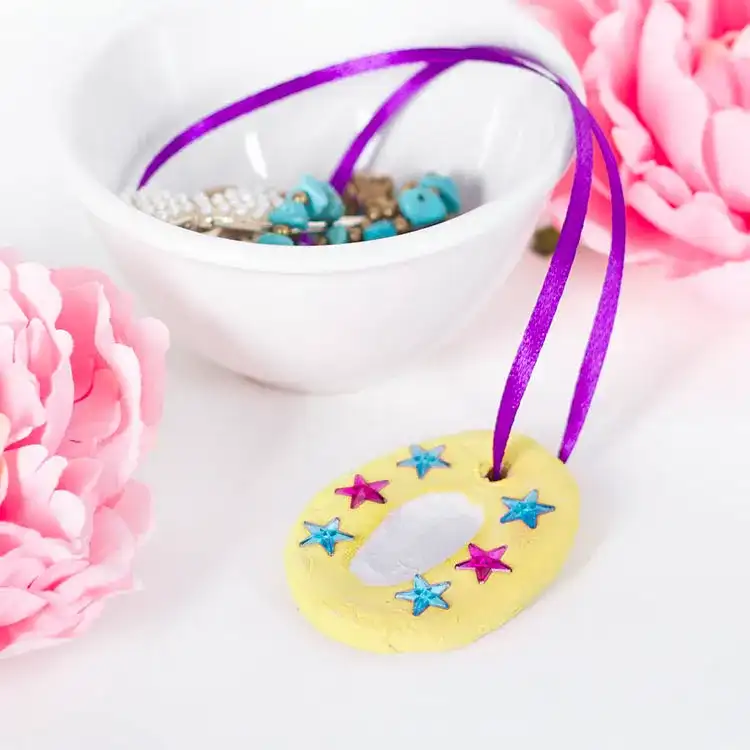 Forever Fingerprint Necklace craft activity