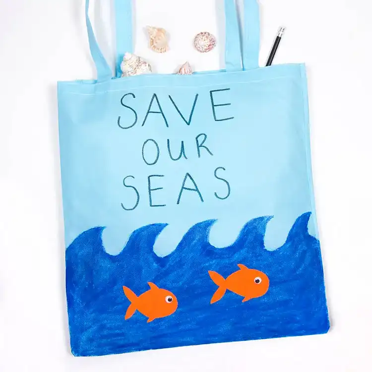 Message Print Bag craft activity