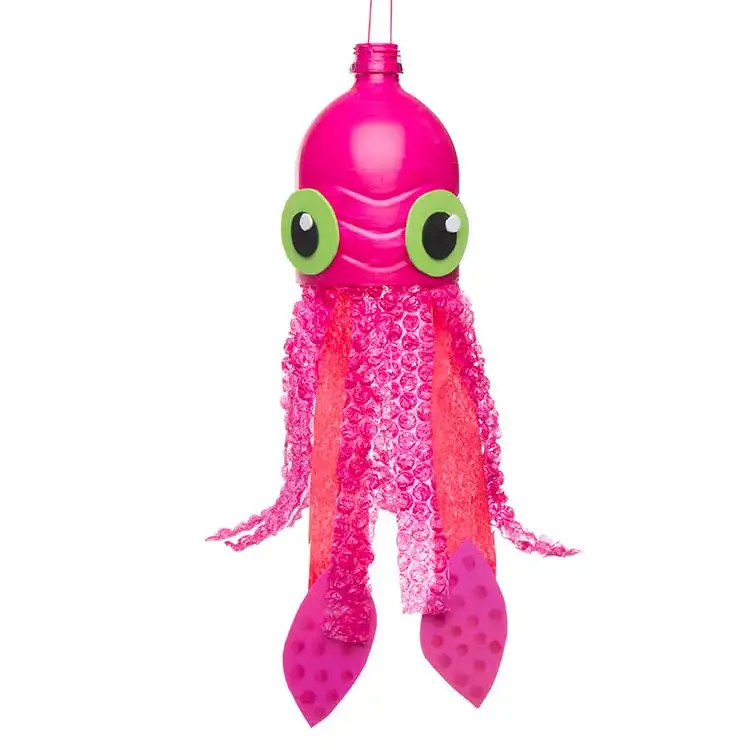 Bubble Wrap Squid craft activity