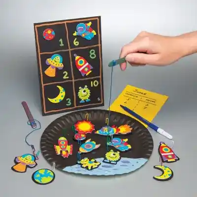 Fishing in Space craft activity