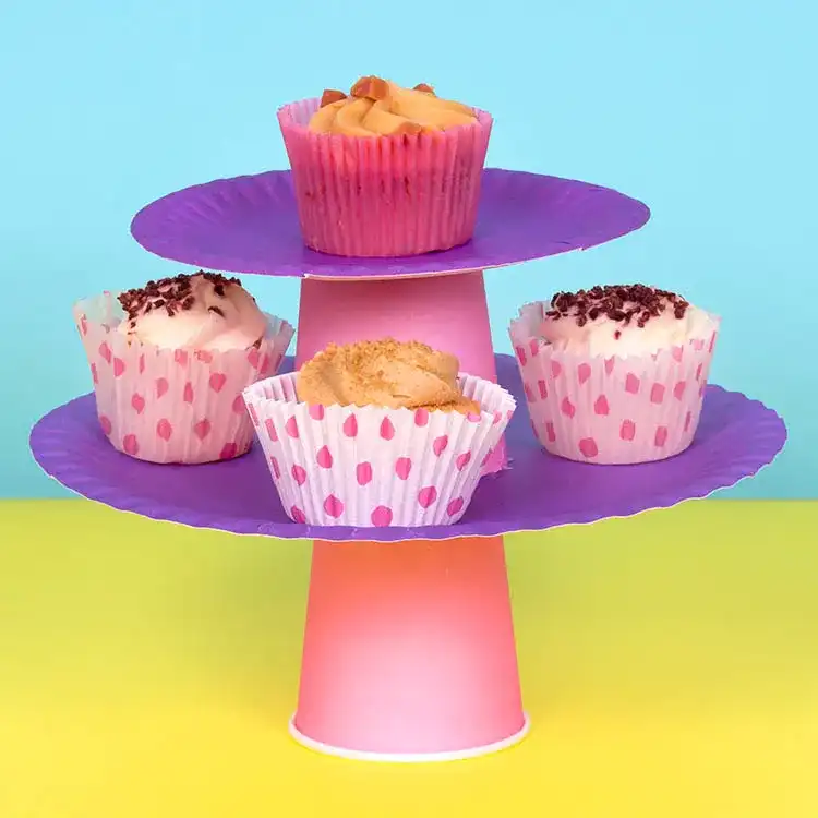 Cupcake Stand craft activity
