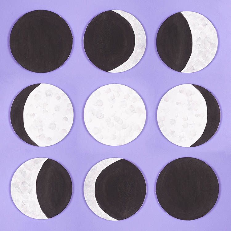 Phases Of The Moon Chart For Kids