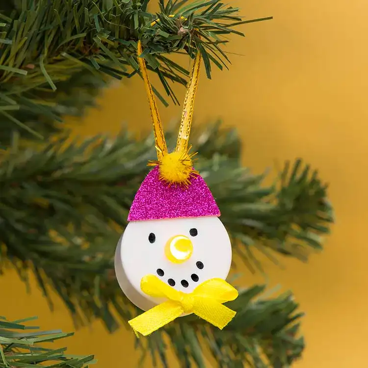 Light Up Snowman Decorations craft activity