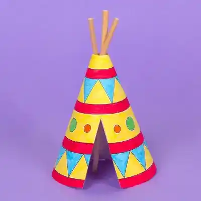 Tepee craft activity