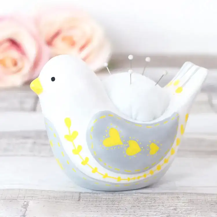 Bird Pin Cushion craft activity