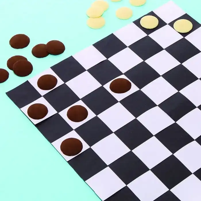 Chocolate Checkers craft activity