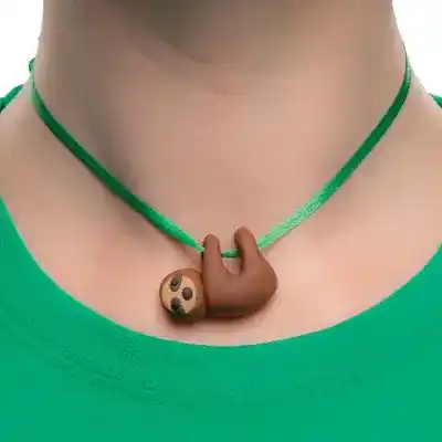 Sloth Necklace craft activity
