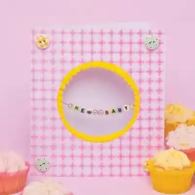New Baby Card craft activity
