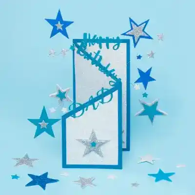 Dad Starry Birthday Wishes craft activity
