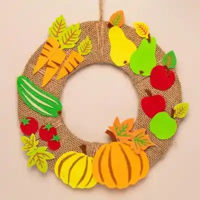 Harvest Wreath craft activity